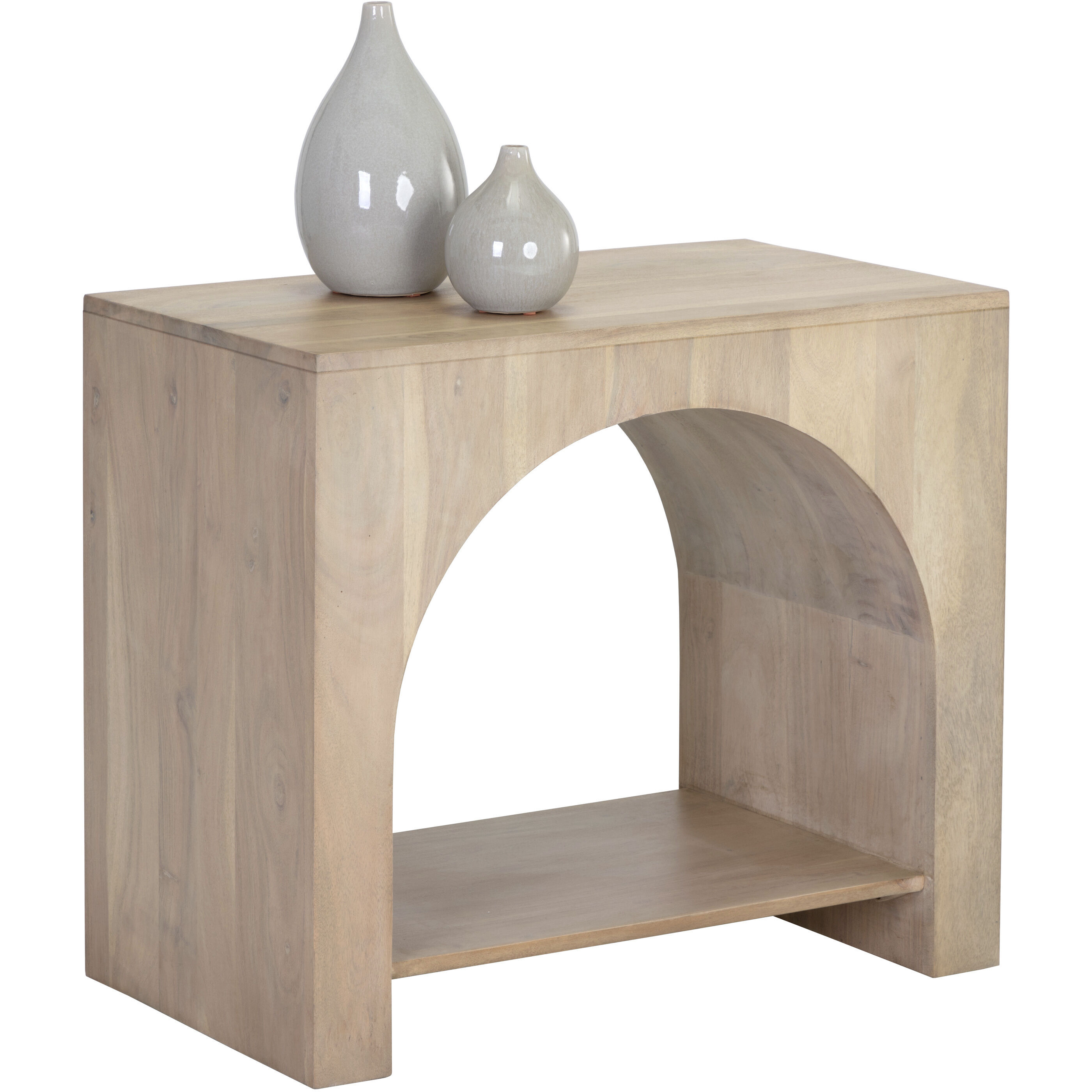 Salma 28 X 24 inch Light Wash Side Table